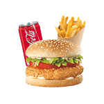 Cajun Chicken Burger Meal 