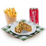 Chicken Tikka Wrap Meal 