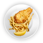 Fish & Chips 1pc 